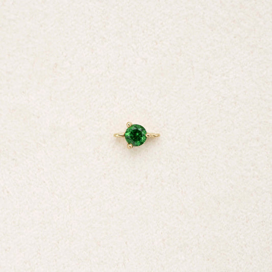Flash Bracelet - Single Tsavorite Charm