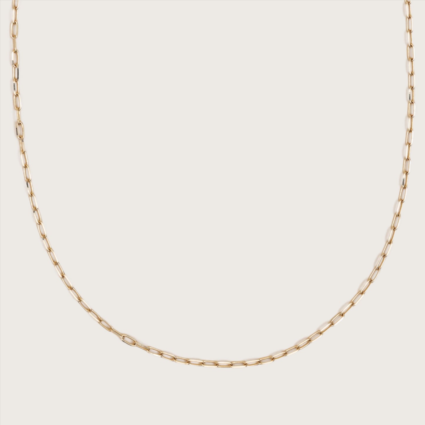 Mini Paperclip Chain Necklace