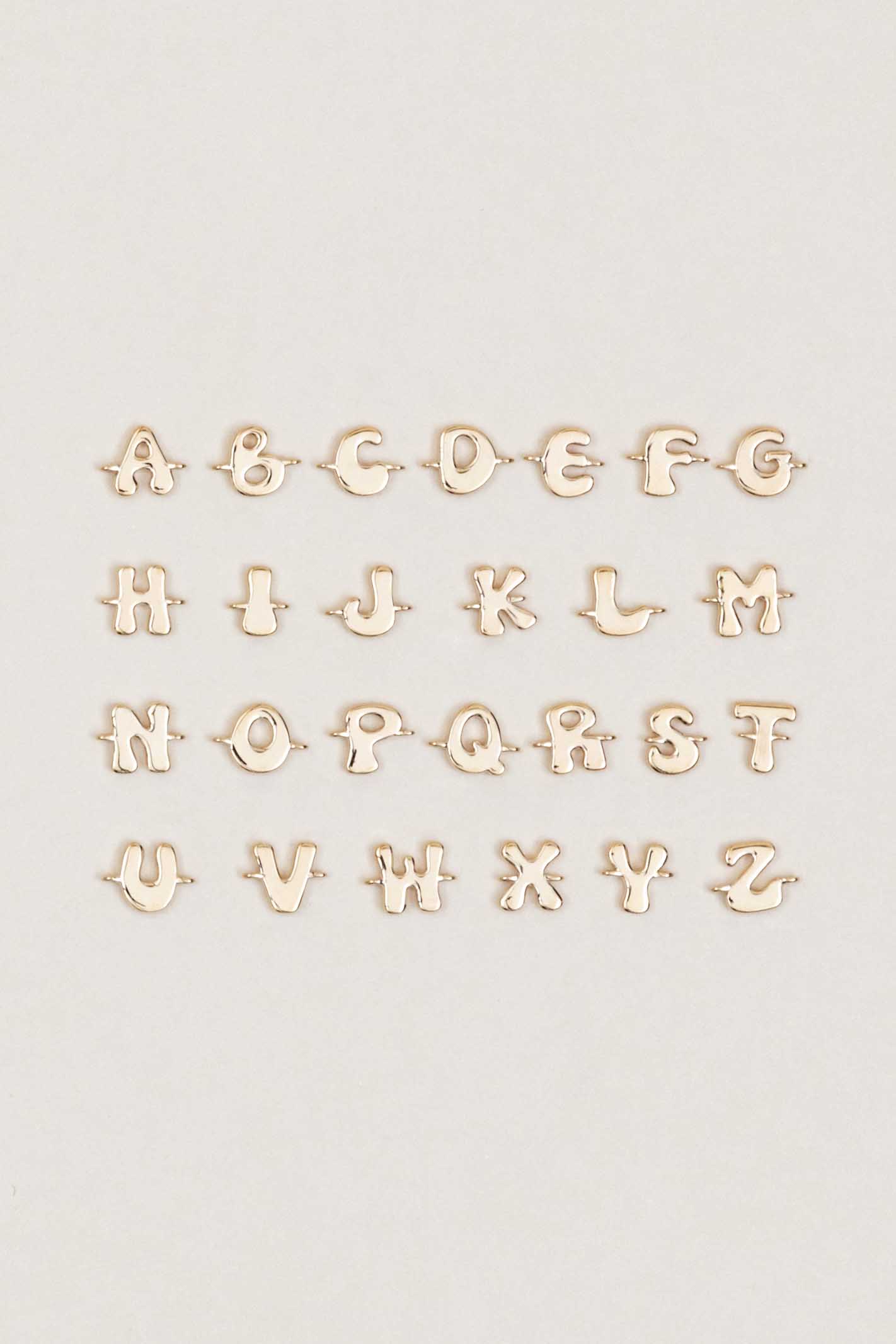 Bubble Initial Bracelet