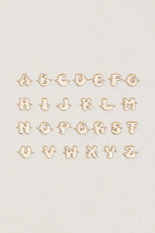 Bubble Initial Bracelet