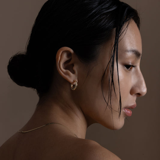 Classic Bold Hoop Earrings - Small (Pair)