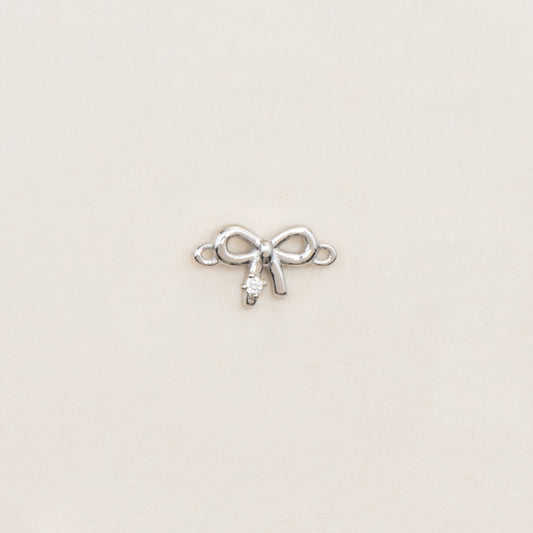Flash Bracelet - Skinny Bow Diamond Charm
