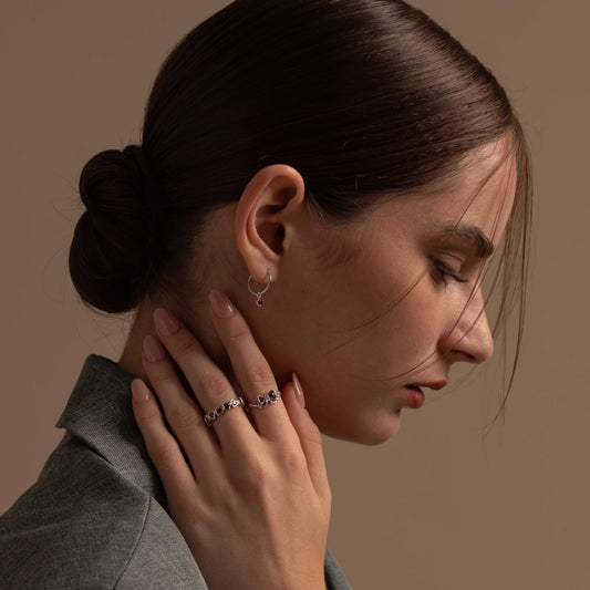 Ear Clicker Charm - Single Gem