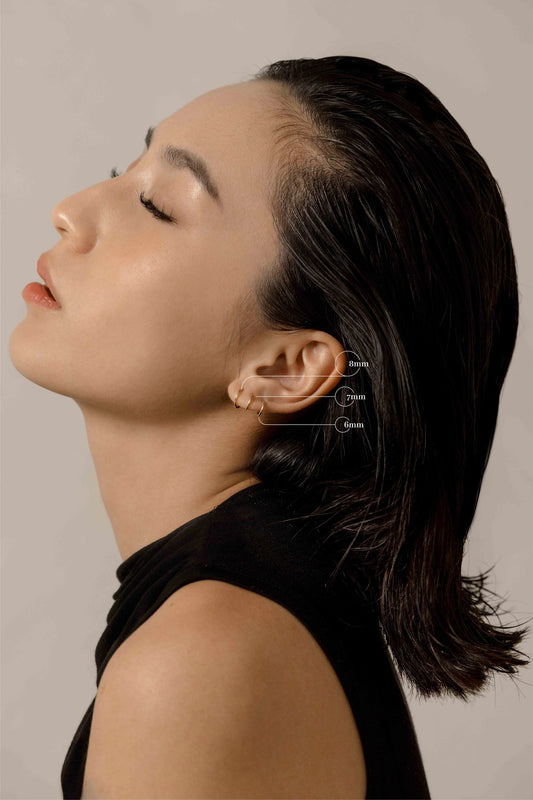 Seamless Clicker Hoop Ring 6mm