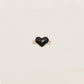 Flash Bracelet - Mini Enamel Heart Charm (Black/Gold)