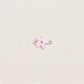 Flash Bracelet - Mini Enamel Flower Charm (Pink/Gold)