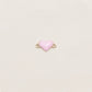 Flash Bracelet - Mini Enamel Heart Charm (Light Pink/Gold)