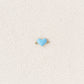 Flash Bracelet - Mini Enamel Heart Charm (Baby Blue/Gold)