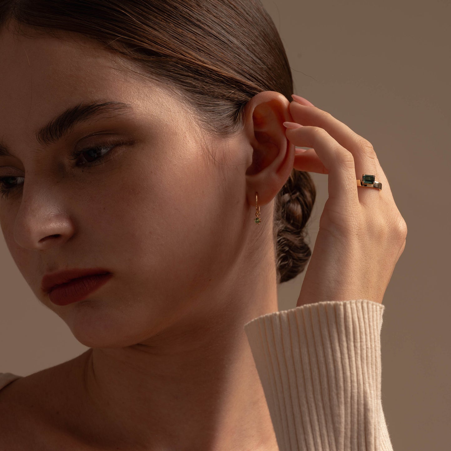 Ear Clicker Charm - Single Gem