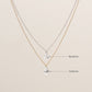 Pre-order: Pierced Solitaire Pear Diamond Necklace