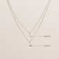 Pre-order: Pierced Solitaire Pear Diamond Necklace