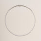 Pre-order: 14k White Gold Three-Prong Diamond Tennis Necklace