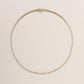 Pre-order: 14k Yellow Gold Classic Diamond Tennis Necklace