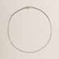 Pre-order: 14k White Gold Classic Diamond Tennis Necklace