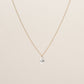 Pre-order: Pierced Solitaire Pear Diamond Necklace