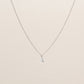 Pre-order: Pierced Solitaire Pear Diamond Necklace