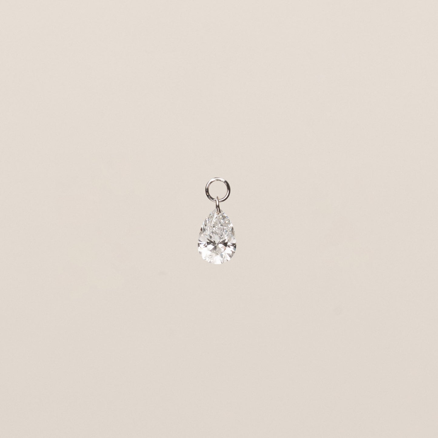 Pre-order: Ear Clicker Charm - Pierced Pear Diamond