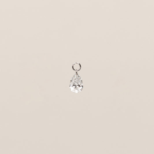 Pre-order: Ear Clicker Charm - Pierced Pear Diamond