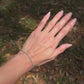 Pre-order: pt900 Platinum Lightweight Diamond Tennis Bracelet (Large)
