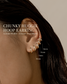 Pre-order: Chunky Huggie Hoop Earring - 6mm