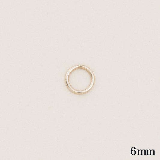 Seamless Clicker Hoop Ring 6mm