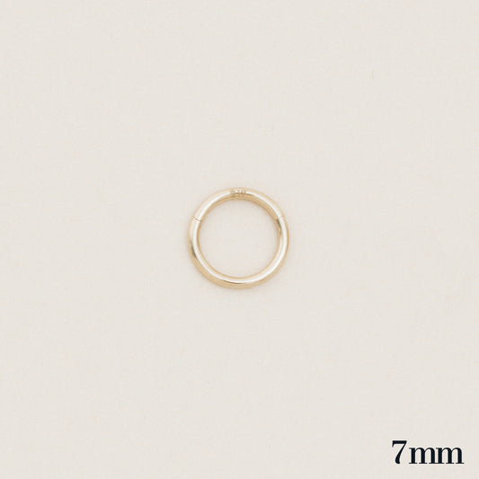 Seamless Clicker Hoop Ring 7mm