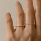 Spacer Diamond Wispy Ring