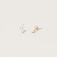 Marquise Diamond Leaf Cluster Labret Ear Stud